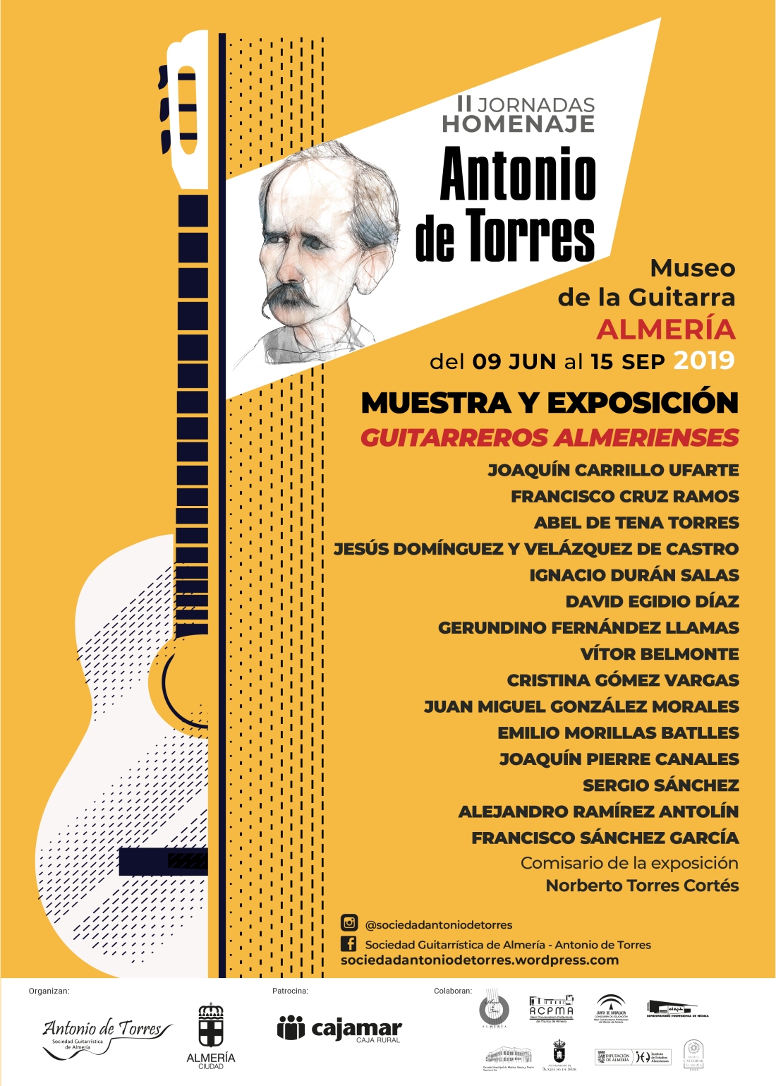 Cartel Muestra y Exposición de Guitarreros Almerienses
